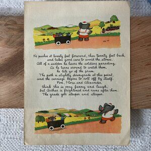 Original 1938 Babar Illustration — NOT a reproduction